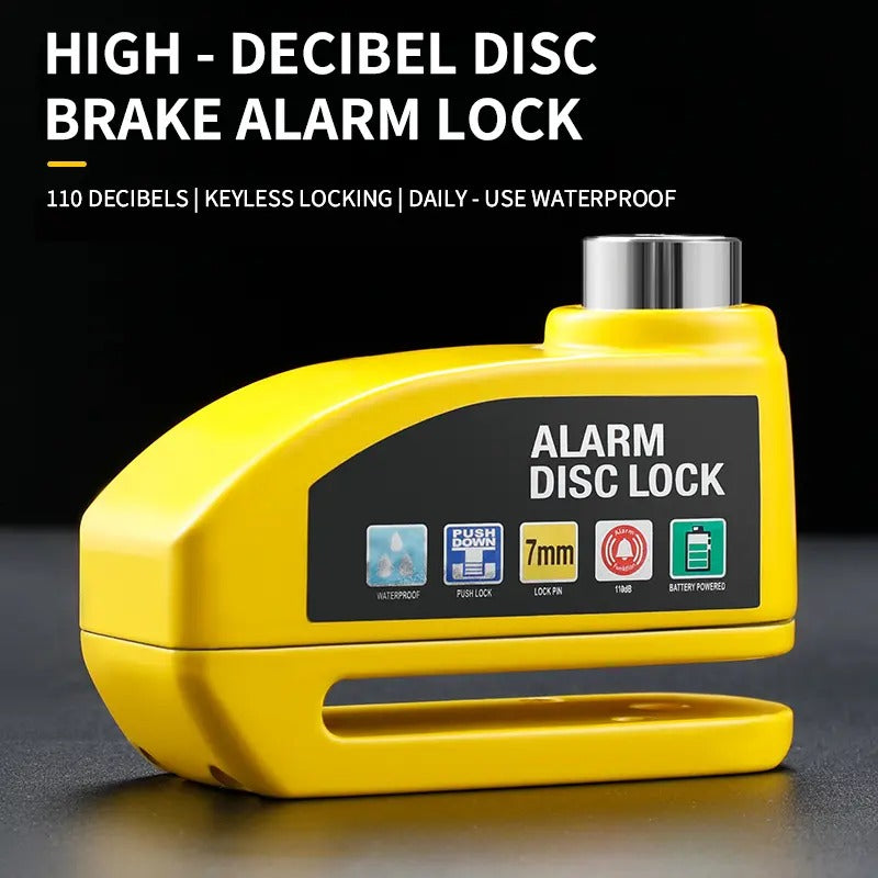Keyless Alarm Disc Lock