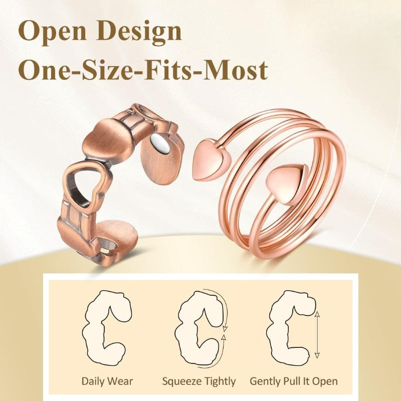 Pure Copper Magnetic Wellness Ring