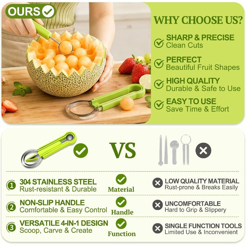 4-in-1 Fruit Carving Set