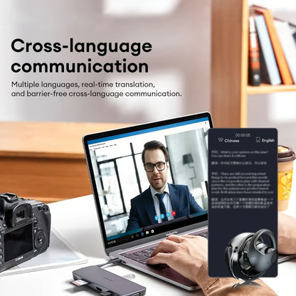 🎁60 % Rabatt🏷️um die neue Technologie zu genießen🎧 T26 Pro MAX Kabellose Bluetooth-Kopfhörer mit KI-Übersetzung👾