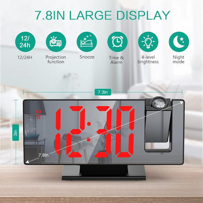 Rotating Ceiling Projection Clock