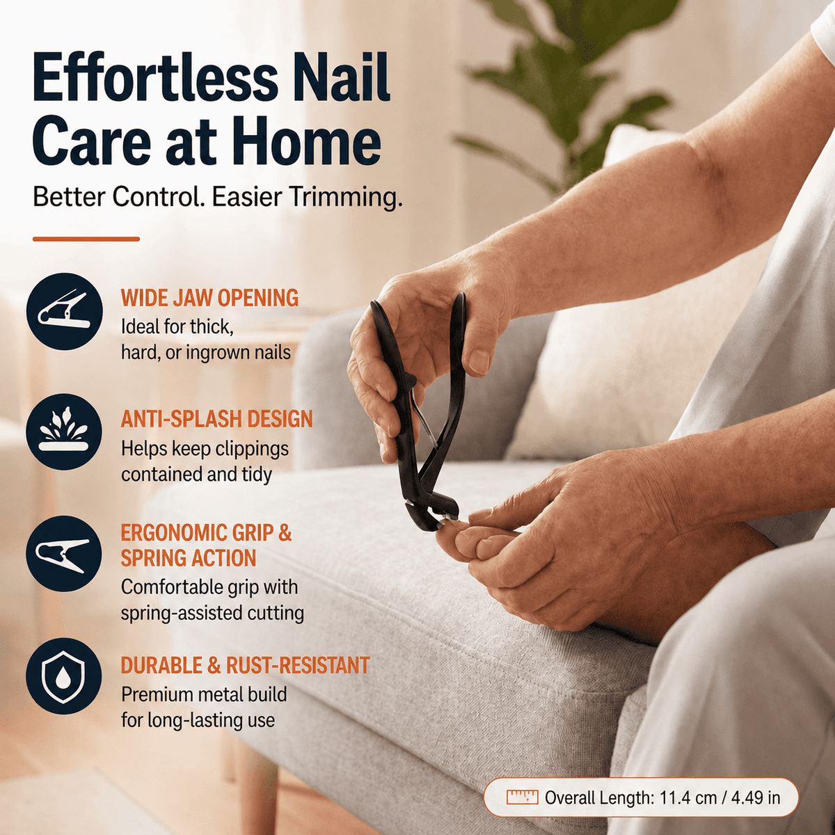 Effortless Precision Toenail Trimmer