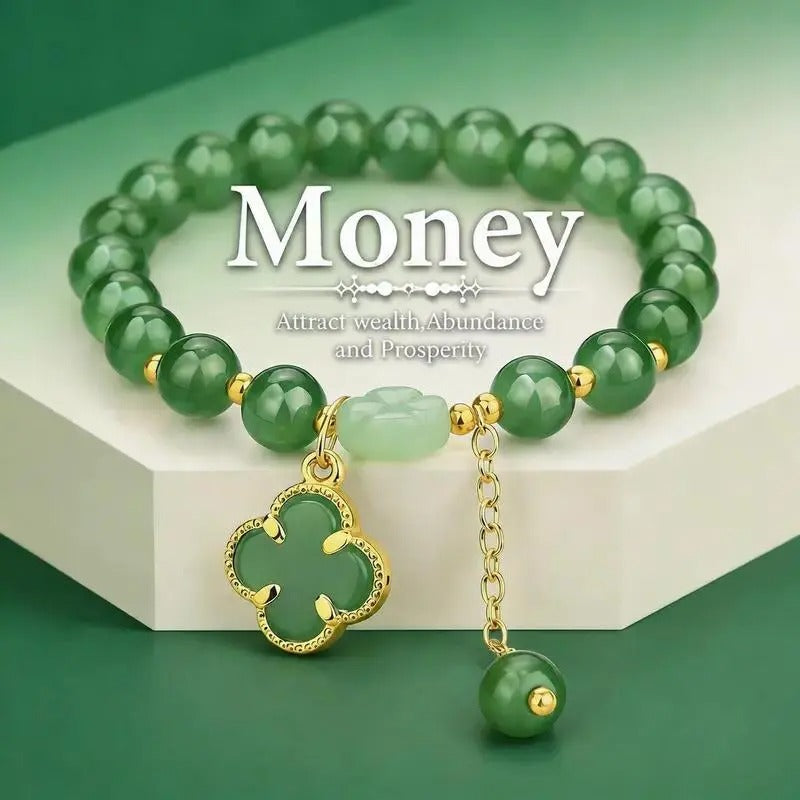 Money Magnet Clover Bracelet