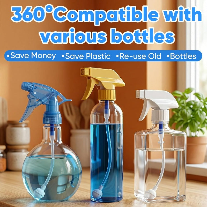 360 Degree Spray Bottle Straw