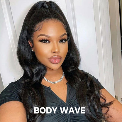 🔥Pre-Cut Lace Kinky Straight 360 Full Lace Frontal Glueless Wig With Invisi Drawstring Pre Plucked Human Hair Wig