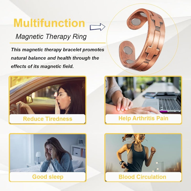 Adjustable Magnetic Wellness Ring