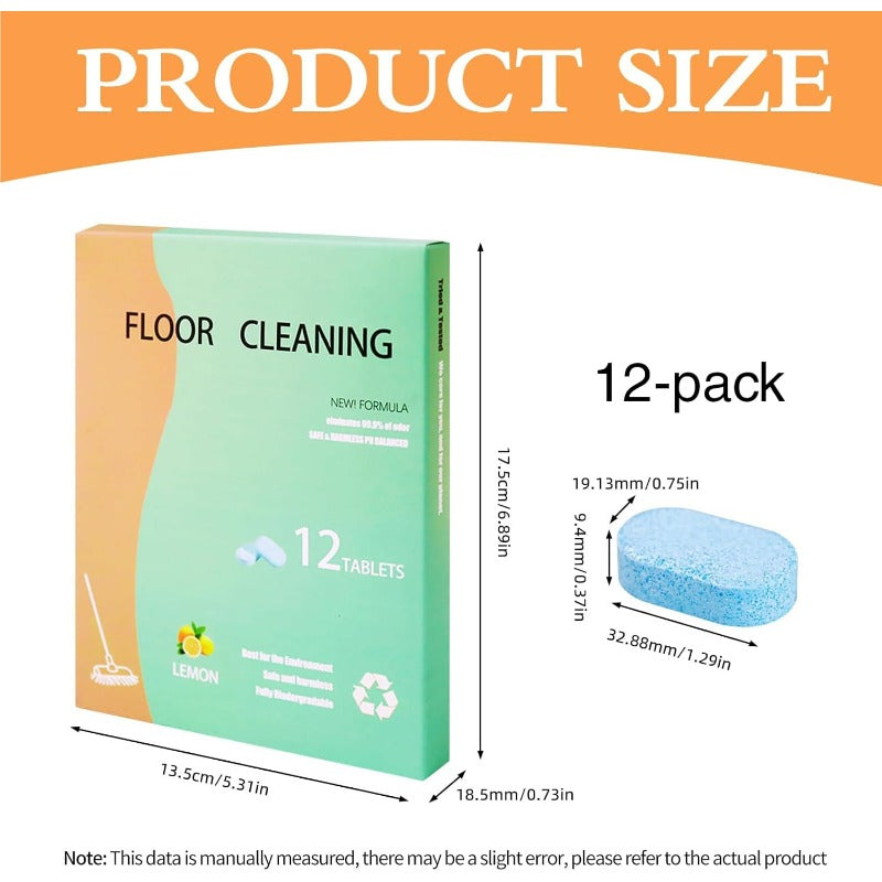 Dissolvable Floor Cleaning Tablets