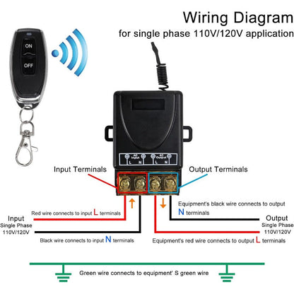 Heavy Duty Wireless Relay Switch