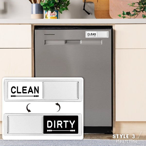 Dishwasher Clean/Dirty Magnet Sign