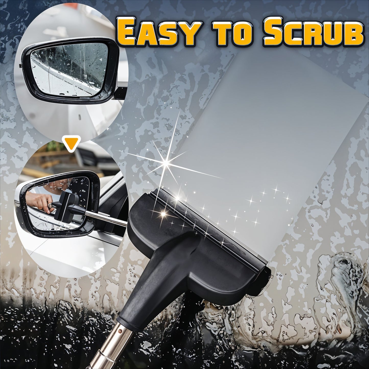 Universal 2-in-1 Telescopic Car Squeegee Wiper
