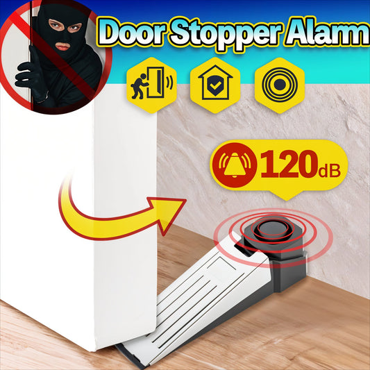 Travel-Safety Universal Door Stopper Alarm