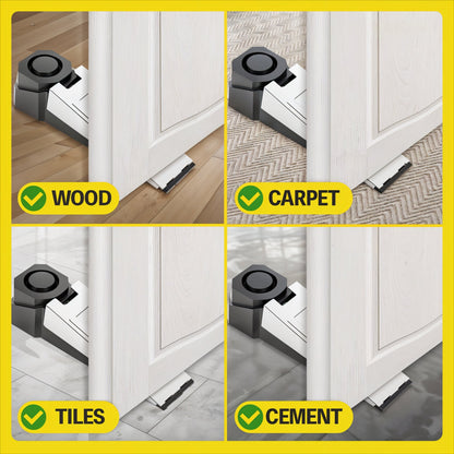 Travel-Safety Universal Door Stopper Alarm