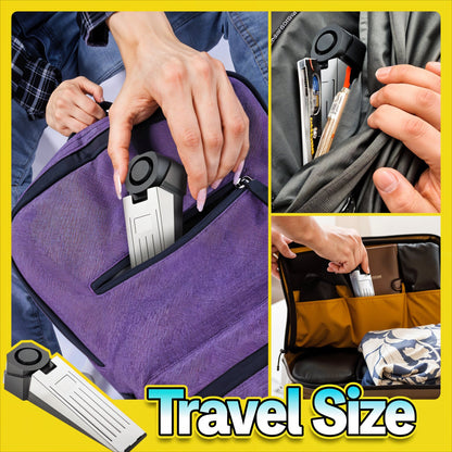 Travel-Safety Universal Door Stopper Alarm